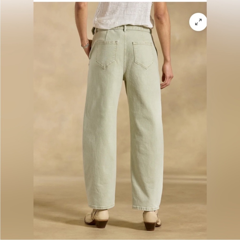 DRIFTWOOD Spencer Barrel-Leg Pants Size 32 green